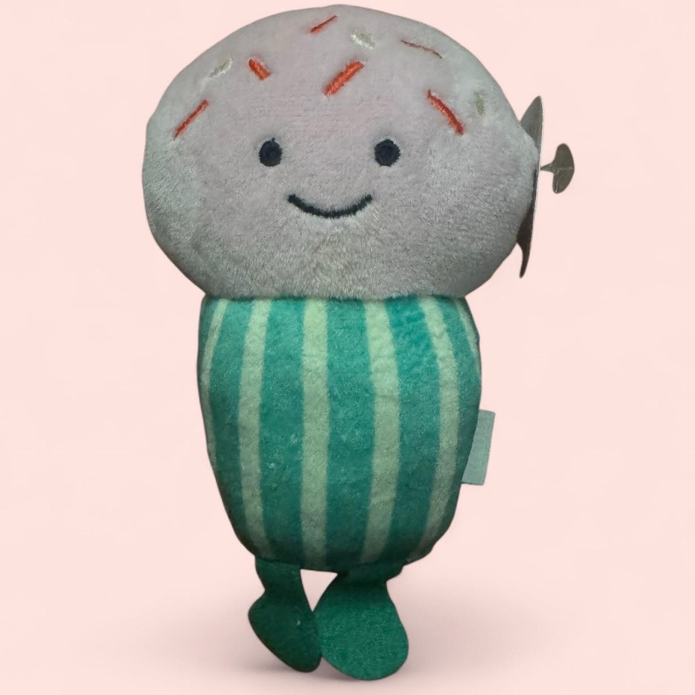 Striped Green sprinkled ice cream Animal Toy